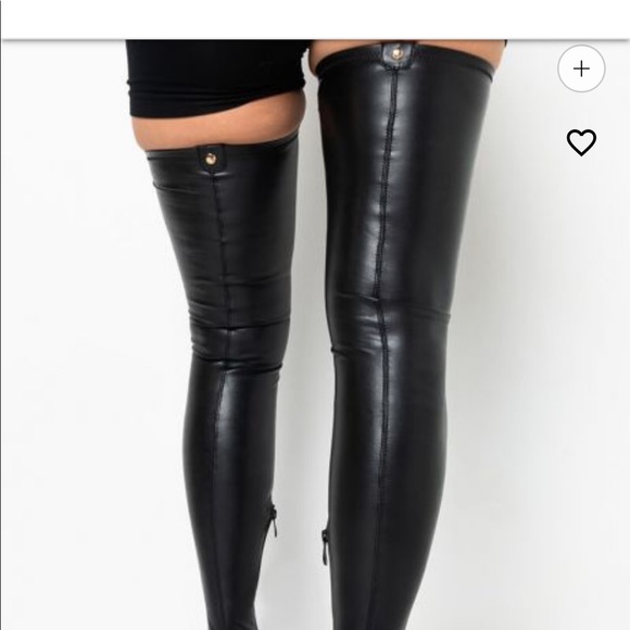 Akira 
**SLIM FIT** AZALEA WANG FOREVER LOST IN TIME FITTED HIGH FLAT BOOT. - Picture 3 of 6